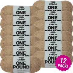 Multipack of 12 - Caron One Pound Yarn-Lace