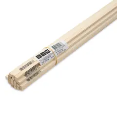 Bud Nosen Basswood Sticks - 1/4" x 1/4" x 24", 20 Sticks