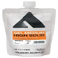 Holbein Acrylic Medium - High Solid Gel Medium, 300 ml pouch