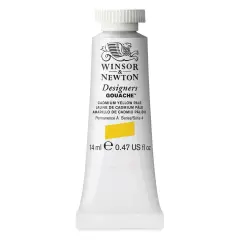 Winsor & Newton Designers Gouache - Cadmium Yellow Pale, 14 ml tube