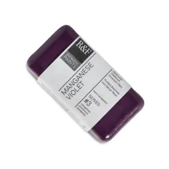 R&F Encaustic Paint Block - Manganese Violet, 40 ml block