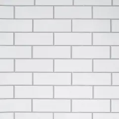 Fadeless Design Roll - 48" x 50 ft, White Subway Tile