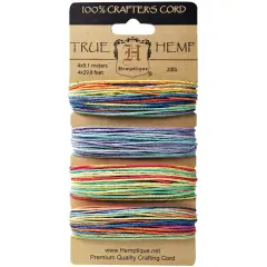 Hemptique Hemp Cord Variegated 20lb 120'