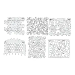 Iwata Artool Freehand Template - Set of 6, Kustom FX II
