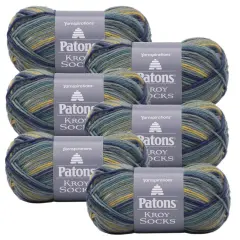 (Pack of 6) Patons Kroy Socks Yarn-Fifties Stripes