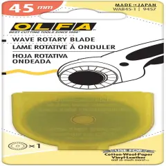 OLFA Decorative Edge Rotary Blade 45mm-Wave