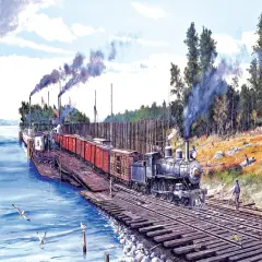 Sunsout Crossing Columbia 550 pc Jigsaw Puzzle 49413