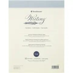 Strathmore Writing Pad Lined 8.5"X11"-50 Sheet 24lb Natural White