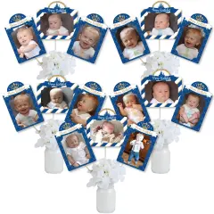 Big Dot of Happiness Royal Prince Charming - Birthday Party Picture Centerpiece Sticks - Photo Table Toppers - 15 Pieces