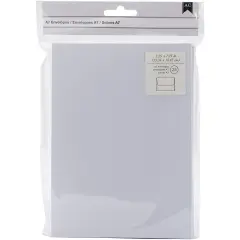 American Crafts A7 Envelopes (5.25"X7.25") 25/Pkg-White