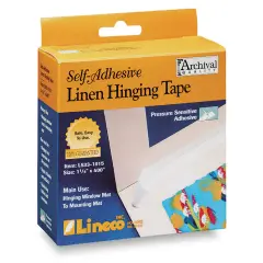 Lineco Self-Adhesive Linen Hinging Tape - 1-1/4" x 35 ft