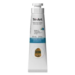 Tri-Art High Viscosity Artist Acrylic - Nickel Azo Yellow, 60 ml tube