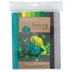 Lia Griffith Crepe Paper - Heavy, Botanical Garden, Set of 10 Rolls