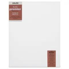 Blick Premier Stretched Cotton Canvas - Museum Profile, Splined, 24" x 30"