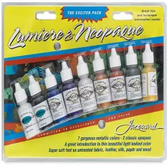 Jacquard Exciter Pack - 0.5 oz, Lumiere and Neopaque Colors, Set of 9