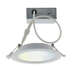 Wi-Fi 4in LED Tunable White - Edge-Lit Downlight 10w 650lm - Satco Starfish IOT Selectable