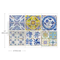 Redesign With Prima Decor Small Transfers - Casa Tiles - 3 sheets , 6"x12" 655350656751