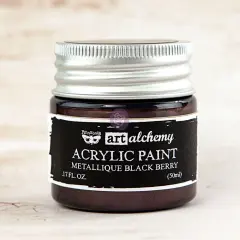 Prima Marketing Inc Art Alchemy-Acrylic Paint-Metallique Blackberry 1.7Oz 655350963149