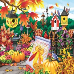 Sunsout Welcome Autumn 300 pc Jigsaw Puzzle 63021