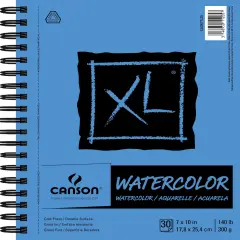 Canson XL Watercolor Pad 7"X10"-30 Sheets