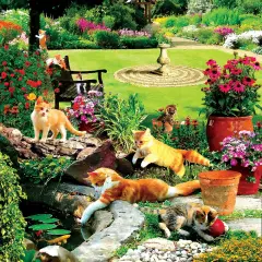 Sunsout Garden Fishermen 500 pc Jigsaw Puzzle 42209