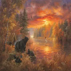 Sunsout Fishing Camp 500 pc Large Pieces Jigsaw Puzzle 69809