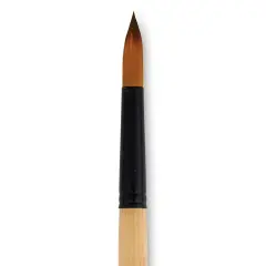 Dynasty Black Gold Brush - Round, Long Handle, Size 12
