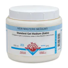 Old Holland New Masters Standard Gel Medium - Satin, 500 ml jar