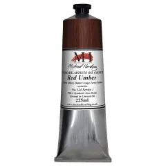 Michael Harding Artists Oil Color - Red Umber, 225 ml tube