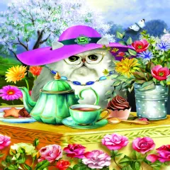 Sunsout Afternoon Tea 300 pc Jigsaw Puzzle 28966