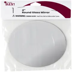 CousinDIY Round Glass Mirror-4"