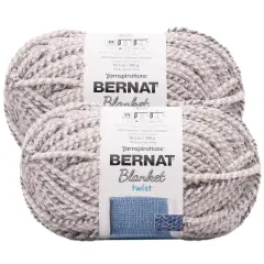 (Pack of 2) Bernat Blanket Twist Yarn-Dove