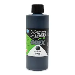 Grex Private Stock Airbrush Color - Opaque Carbon Black, 4 oz