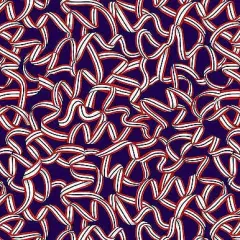 Dark Blue Ribbon - American Style Collection - Cotton Fabric by Studio E Fabrics