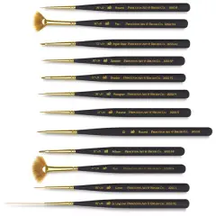 Princeton Mini Brush Set - Mini Handle, Set of 12