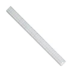 Westcott Grid Ruler - 18", Clear Plastic