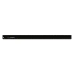 Alumicutter Ruler - 24", Black, Steel Edge