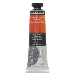 Sennelier Artists' Extra Fine Oil Paint - Chinese Orange, 40 ml tube