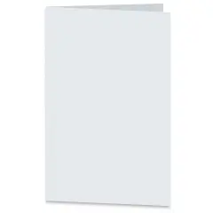 Arturo Vertical Folded Card - 6-1/2" x 9", White, Medium Greeting, Package of 100