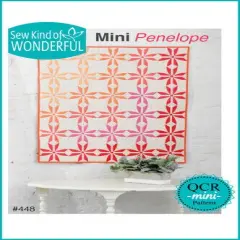 Mini Penelope Pattern 32"x39" Using Quick Curve Mini Ruler Sew Kind of Wonderful