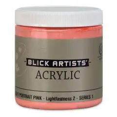 Blick Artists' Acrylic - Light Pink, 8 oz jar