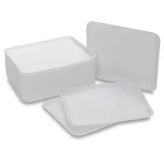 Hygloss Collage Trays - Pkg of 25, 9" x 11", Styrofoam