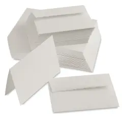 Canson Blank Watercolor Greeting Cards - White, Pkg of 30