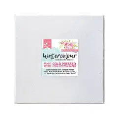 Little Birdie Watercolor Art Panel 8"X8" 2/Pkg-8"X8"