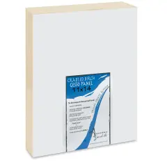 American Easel Gessoed Wood Painting Panel - 11" x14", 1-5/8" Deep Cradle