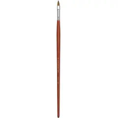 Blick Master Kolinsky Sable Brush - Filbert, Long Handle, Size 8