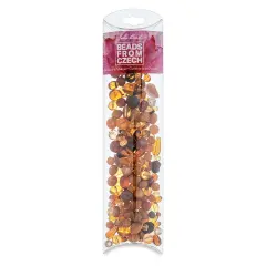 John Bead Czech Glass Bead Mix - Amber Sunset, 100 g