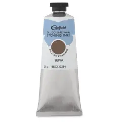 Cranfield Caligo Safe Wash Etching Ink - Sepia (Hue), 75 ml Tube