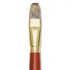 Blick Master Synthetic Brush - Bright, Long Handle, Size 18