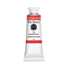 Da Vinci Artists' Permanent Watercolor - Cadmium Red Medium, 37 ml tube